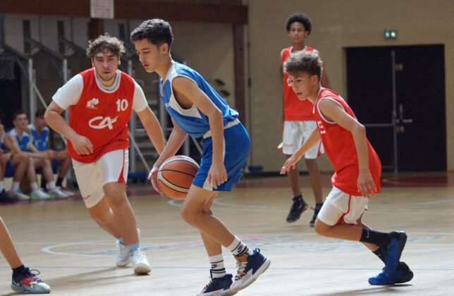 Action de match de l'équipe U17 G2_Crédit photo MCBB