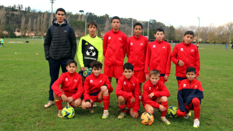 Équipe des U13 pour la montée en territoire_Crédit photo Jpb