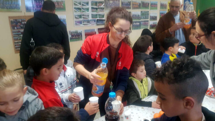 Le goûter de fin d'année préparé par les parents_Crédit photo Jpb