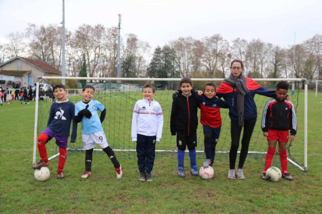 Les jeunes U9 avec Lynda_Crédit photo Jpb