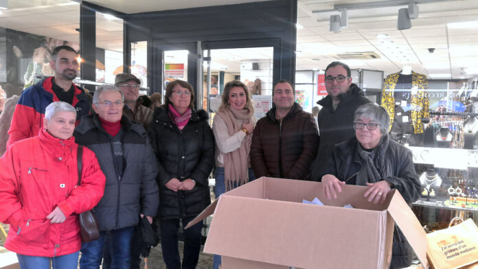 Tirage au sort de la tombola de Noël des commerçants de Moissac