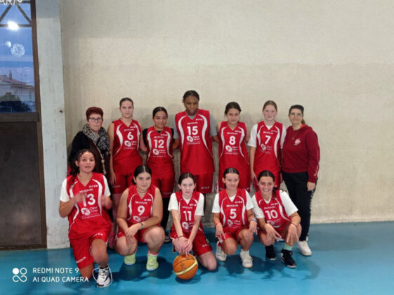 Equipe U15F du Moissac Castelsarrain Basket Ball_Crédit photo MCBB