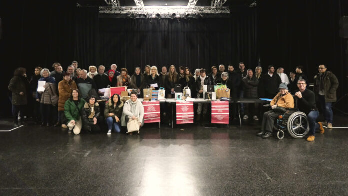 Remise de lots de la tombola des commerçants de Moissac