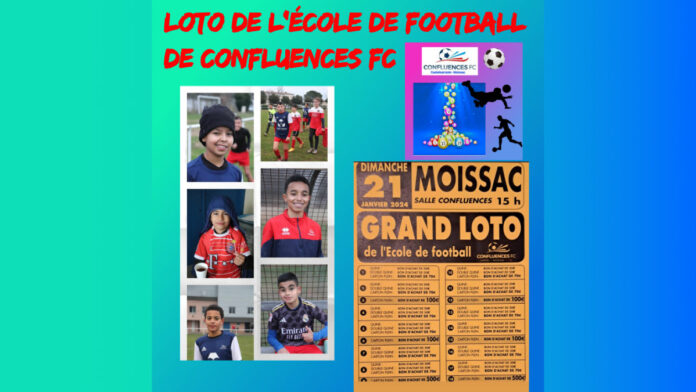 loto confluences fc en faveur de l ecole de football