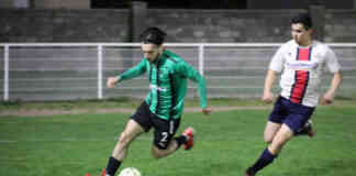 Moissac. Match nul tendu entre Confluences FC et Malause Action de jeu_ Crédit photo Jpb Confluences jp