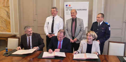 Signature de la convention de coordination entre les forces de sécurité de l’État et la police municipale de Montauban
