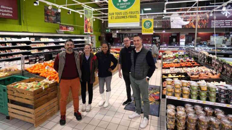 William Clémens et son équipe-Intermarché de Moissac