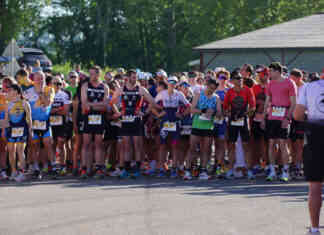 Golfech. Départ réussi pour le premier duathlon sous le soleil occitan Départ du premier duathlon de Golfech_Crédit photo Club Photo Puymirol