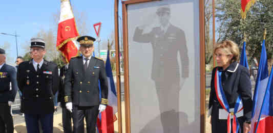 Inauguration du rond point Arnaud Beltrame Montauban