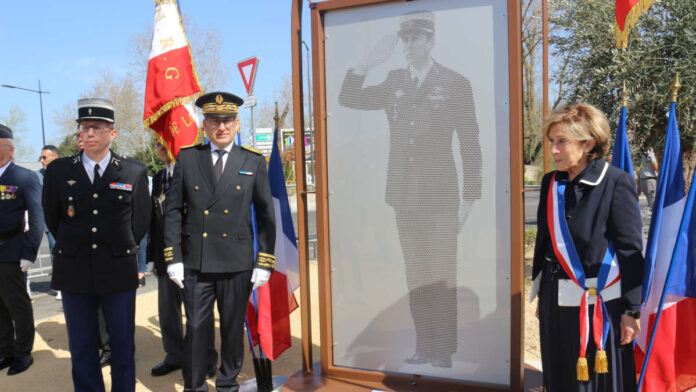 Inauguration du rond point Arnaud Beltrame Montauban