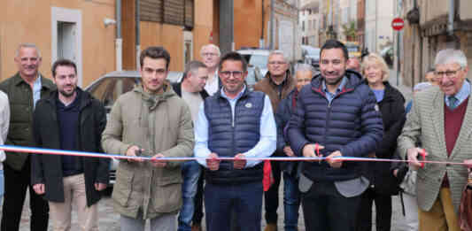 Inauguration rue Guileran à Moissac