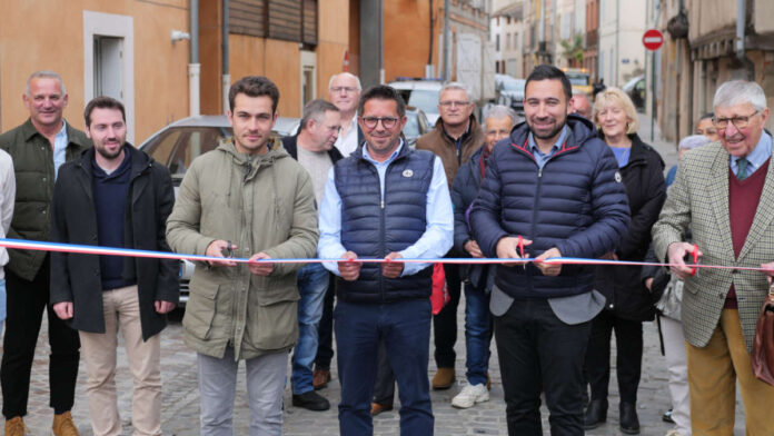 Inauguration rue Guileran à Moissac