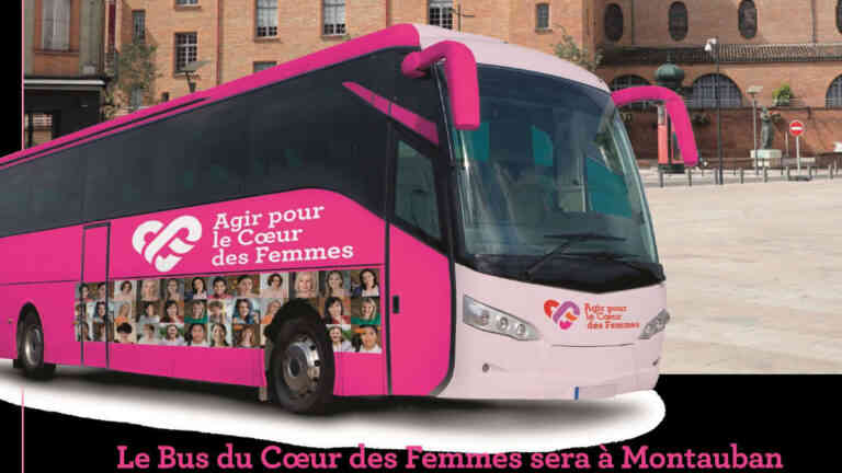 Le bus du Cœur des femmes à Montauban