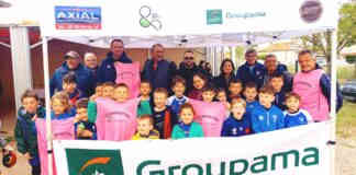 Moissac. Groupama soutient l’école de rugby de l’Avenir Moissagais Remise des Chasubles Groupama pour les organisateur du tournoi de l'école de rugby de l'Avenir Moissagais