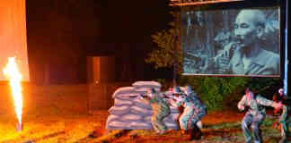 Caussade. Le 6e RPIMa nous plonge au cœur de la bataille de Diên Biên Phu Reconstitution Diên Biên Phu par le 6e RPIMa à Caussade