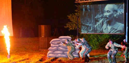 Reconstitution Diên Biên Phu par le 6e RPIMa à Caussade