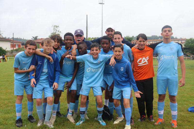 Équipe U13 de La Jem finaliste malheureux. Jpb