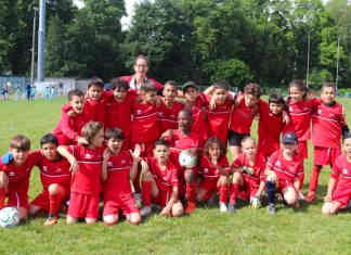 Moissac.Deuxième journée du tournoi de Confluences FC : une réussite éclatante sous le soleil L'équipe des U8 U9 de Confluences FC _Jpb
