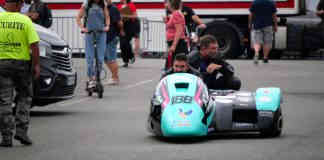 Side-car. Malgré un problème technique, le team 188 progresse sur le circuit de Pau Arnos. Championnat Superbike side-car Pau Arnos Team 188