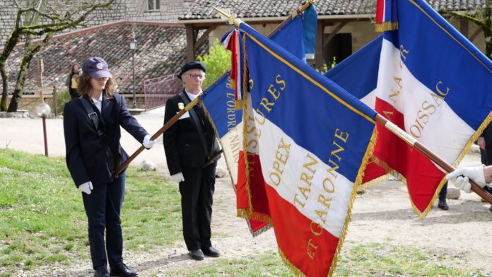 Formation porte drapeaux saint-nicolas de la grave