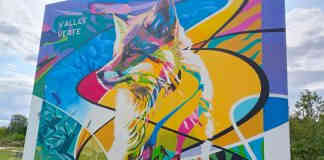 Golfech : Une fresque monumentale orne désormais la Vallée Verte Fresque Vallée Verte Golfech_mairie de Golfech