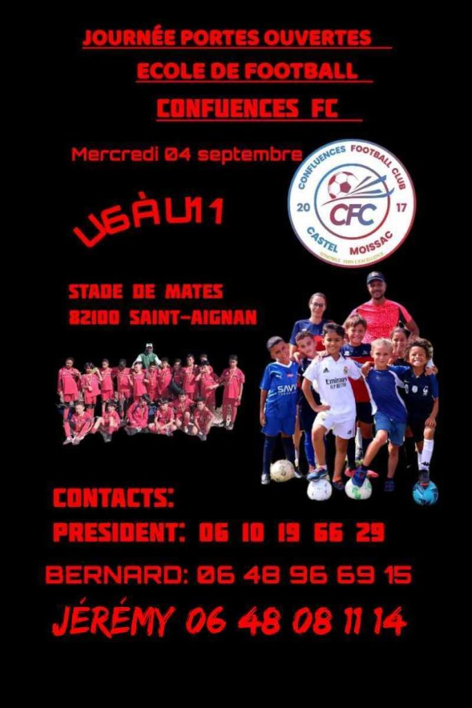 Journée portes ouvertes Confluences FC