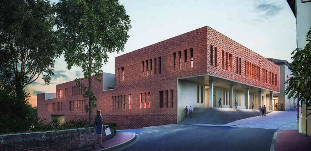 Travaux Hôtel de Ville Montauban rue du Tescou