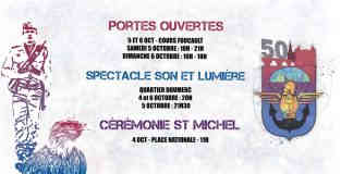 Montauban. Du 4 au 6 octobre, le 17e Régiment du Génie Parachutiste fête ses 50 ans de présence à Montauban 50 ans 17e RGP Montauban