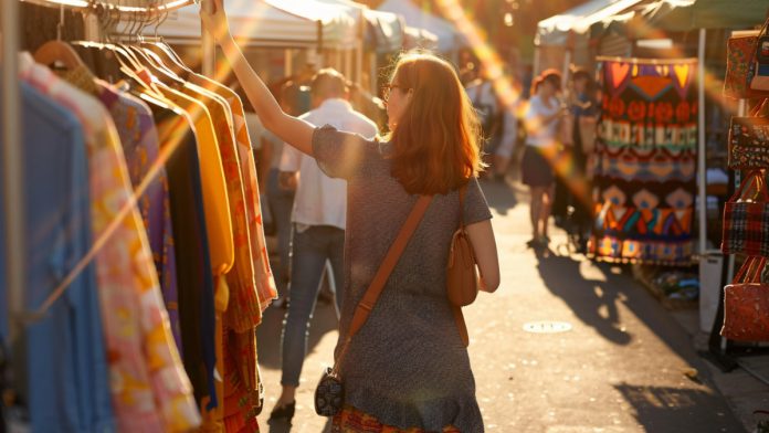 Grande braderie de rue des commerçants de Moissac_Freepik