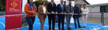 Inauguration de la nouvelle piste d'athletisme homologuée de Moissac_JDJ