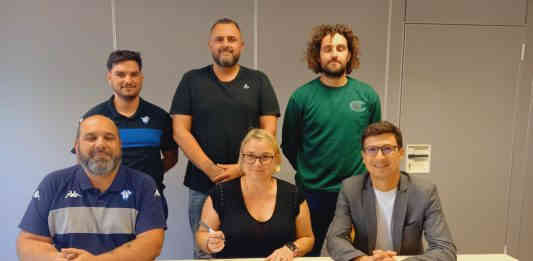 Signature de la convention entre l'Avenir Moissagais et le Collège François Mitterrand de Moissac_Avenir Moissagais