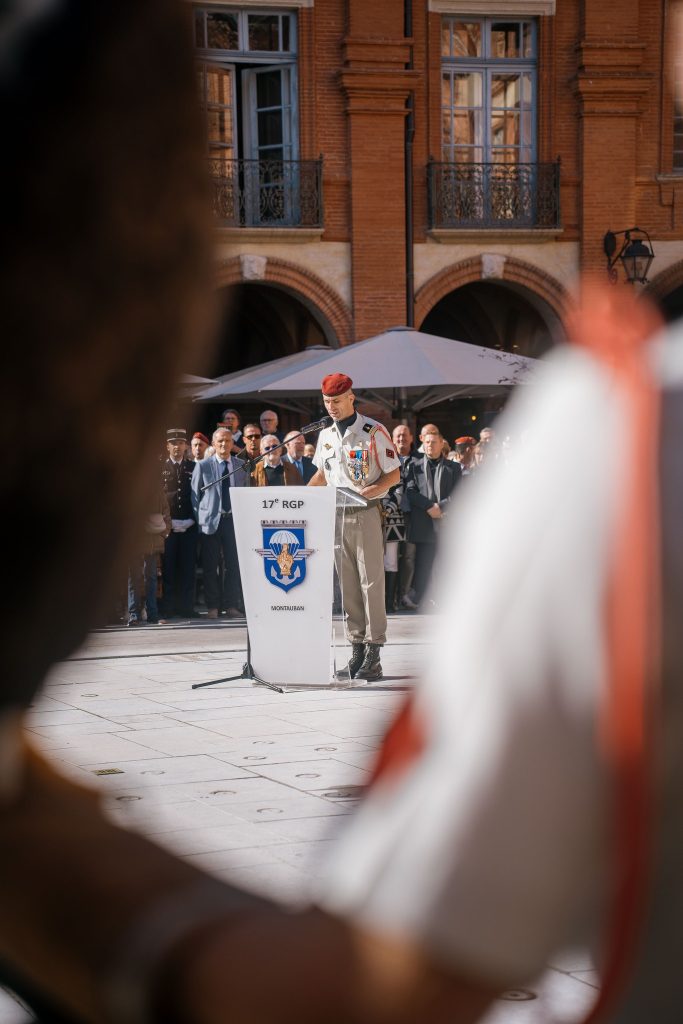 Discours du colonel Daniel Zani chef de corps du 17e RGP_17RGP