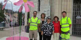 Octobre Rose. Moissac se pare de fleurs roses pour sensibiliser au cancer du sein Moissac Octobre rose_RC