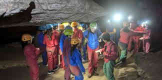 Nègrepelisse. Découverte du monde souterrain pour les élèves du collège Jean-Honoré Fragonard Sortie CDS 82 Collège Fragonard 1 (crédit CDS 82)