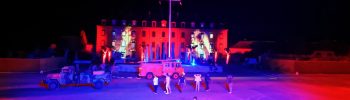 spectacle son et lumières du 17e RGP Montauban_JDJ