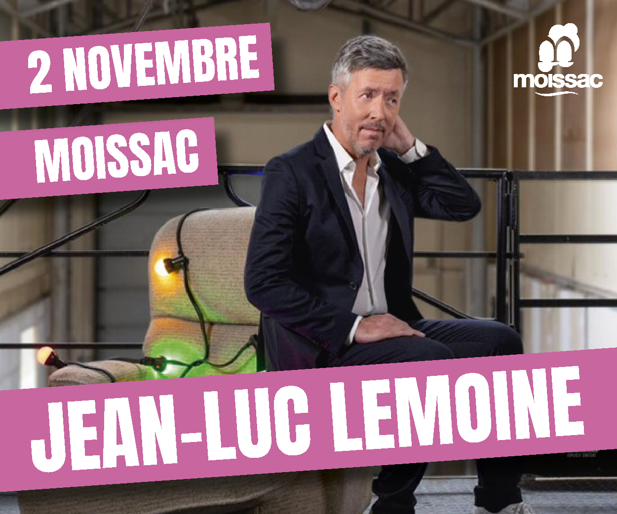 Jean-Luc Lemoine en spectacle à Moissac