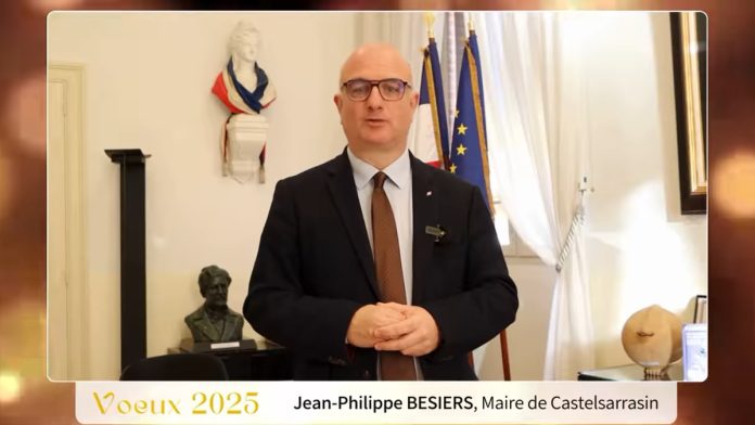 Jean-Philippe Bésiers maire de Castelsarrasin présente ses vœux 2025_Ville de Castelsarrasin