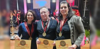 Castelsarrasin. Le Grand Ordre des Capitouls célèbre les produits du terroir et la formation professionnelle La Mfr et le grand ordre des capitouls_Crédit photo LM