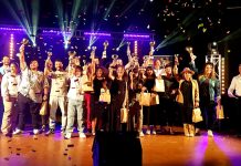 Les gagnants des Voix d or d Occitanie 2025 avec le Jury et l'animateur