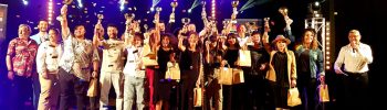 Les gagnants des Voix d or d Occitanie 2025 avec le Jury et l'animateur