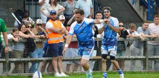 L’Avenir Moissagais en huitième de finale : une victoire sur le fil Pierre Lopez transforme l'essai salvateur_ Crédit photo Léa & Yohan Rohr