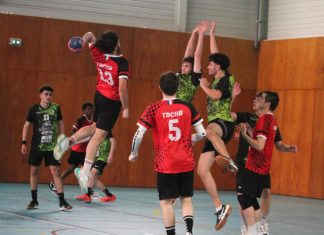 Castelsarrasin. Handball : Les -18 ans de Castel/Montech concluent leur saison sur une victoire renversante victoire -18 ans Castel Montech Handball TDC HB-Crédit photo Fabrice Prieur