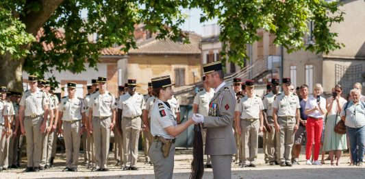 Passation de commandement – 2e Compagnie de Combat du Génie.