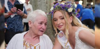 Sous le soleil de Pentecôte, Moissac célèbre sa 123ᵉ rosière Couronnement rosière moissac cassandra 2025_JDJ