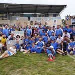 Maul libérateur : Moissac continue en quart de finale Les joueurs de l’Avenir Moissagais posent avec leurs supporters après leur victoire contre Mimizan en 8e de finale du championnat de France 2025. JDJ