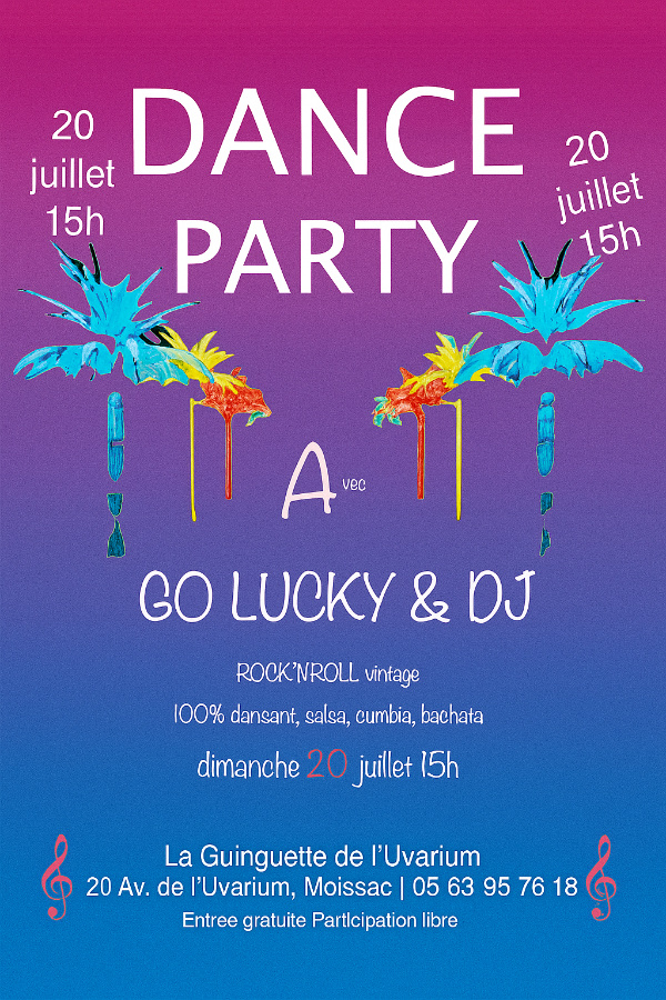 Dance party Guinguette Moissac