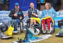 Handisport. Émilien Chedeville brille aux championnats de France de wakeboard Émilien Chedeville sur le podium des championnats de France de para-wakeboard 2025, médaillé de bronze à Jablines aux côtés des vainqueurs.