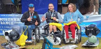 Handisport. Émilien Chedeville brille aux championnats de France de wakeboard Émilien Chedeville sur le podium des championnats de France de para-wakeboard 2025, médaillé de bronze à Jablines aux côtés des vainqueurs.