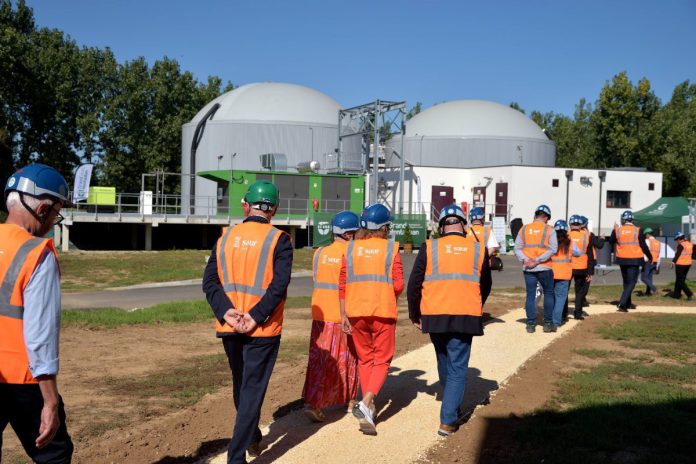 Inauguration de l'unité de méthanisation de Montauban