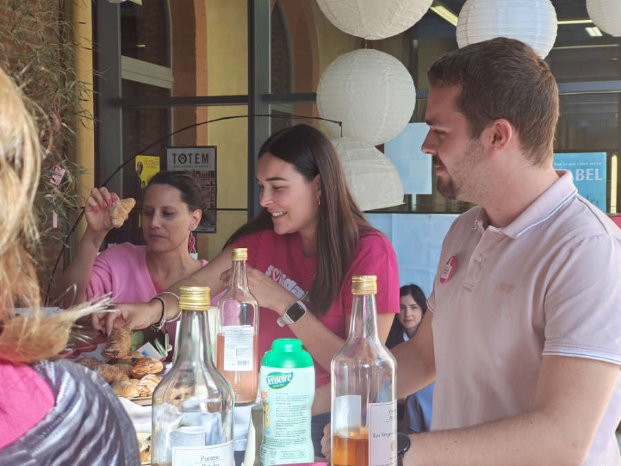 Octobre Rose. À Moissac, les lycéens courent pour la bonne cause 5 IMG20251015160849